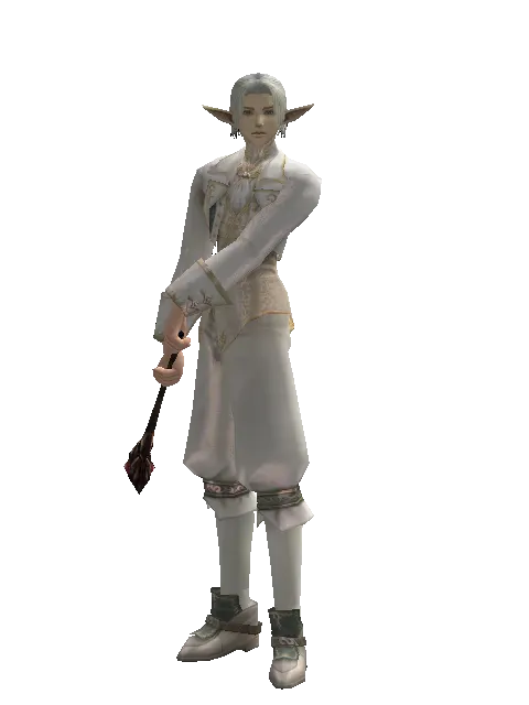 Atuba Mace on a male Elf, front view