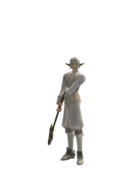 Behemoth's Tuning Fork on a male Elf, front view