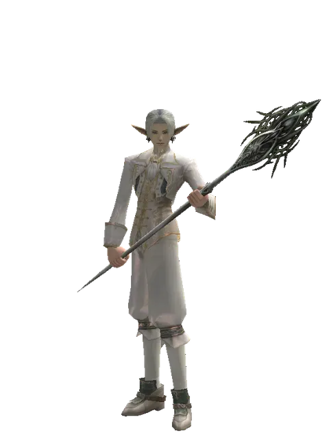 Branch of the Mother Tree on a male Elf, front view