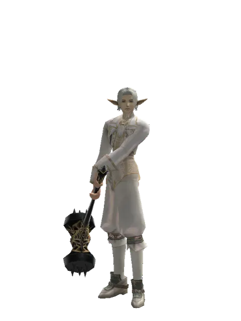 Infinity Crusher on a male Elf, front view
