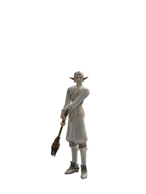 Karik Horn on a male Elf, front view