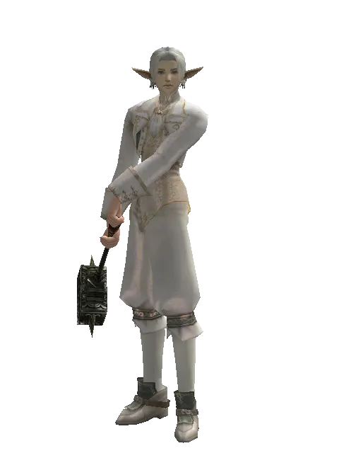 Pa'agrian Hammer on a male Elf, front view