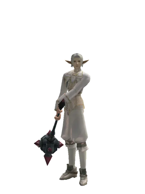 Star Buster on a male Elf, front view
