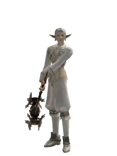 Vesper Crusher on a male Elf, front view