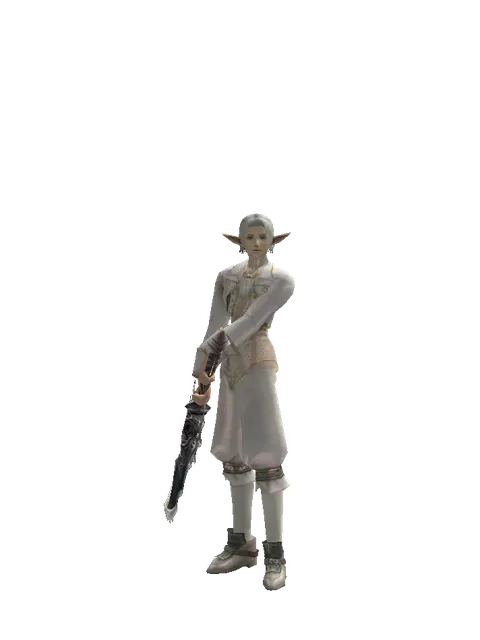 Dragon Slayer on a male Elf, front view