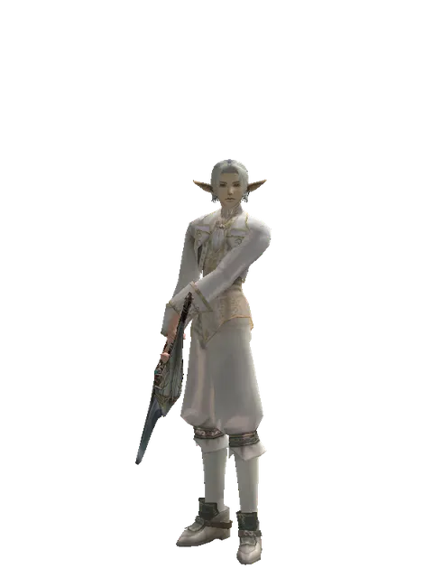 Dynasty Blade on a male Elf, front view