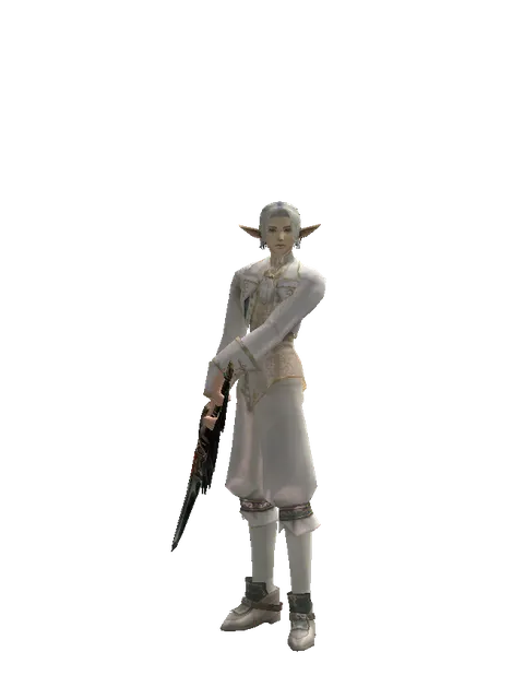 Icarus Heavy Arms on a male Elf, front view