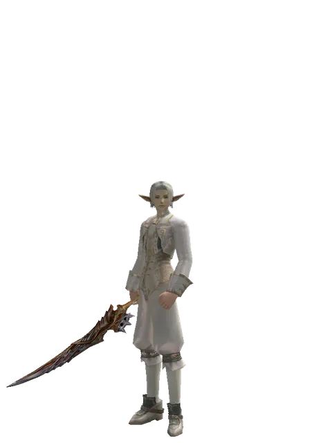 Themis' Tongue on a male Elf, front view