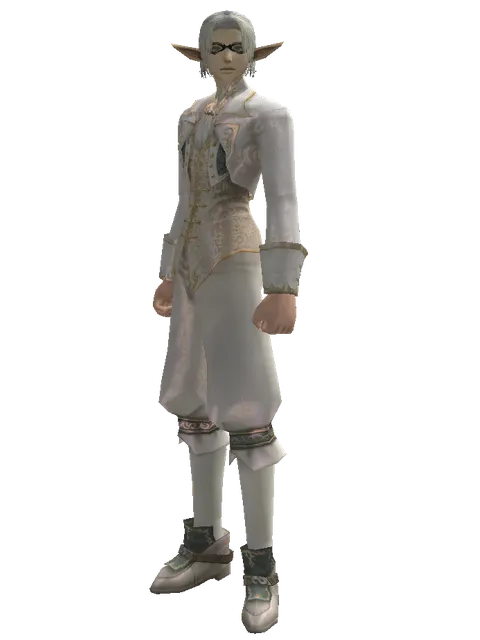 Black Mask (?) on a male Elf, front view