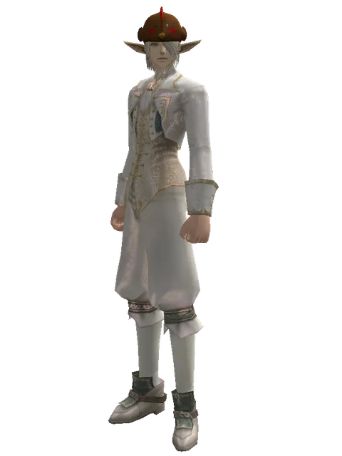 Chicken Hat (?) on a male Elf, front view