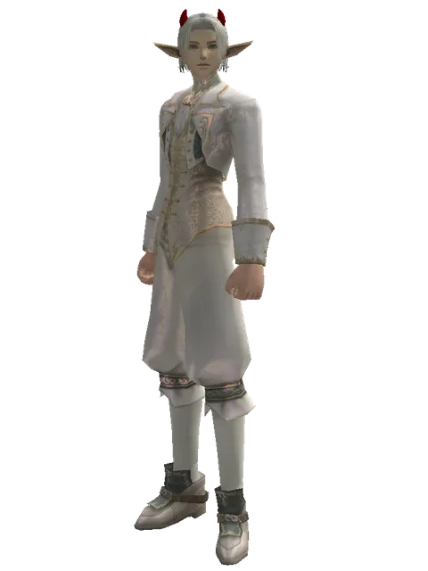Demon Horns on a male Elf, front view