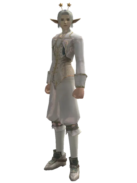 Fairy Antennae on a male Elf, front view