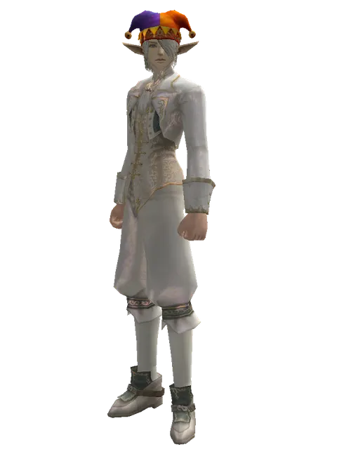 Jester Hat on a male Elf, front view