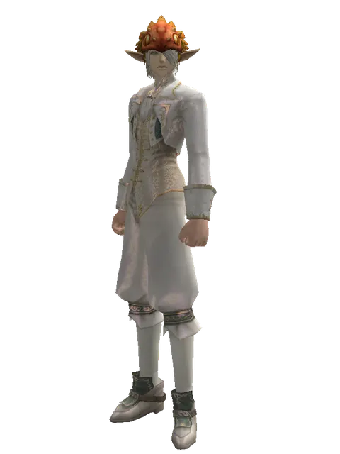 Ornithomimus Hat - 30-day limited period on a male Elf, front view