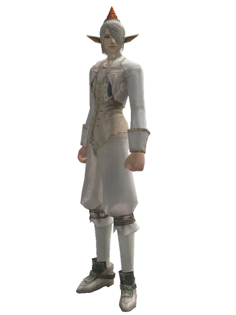 Party Hat on a male Elf, front view