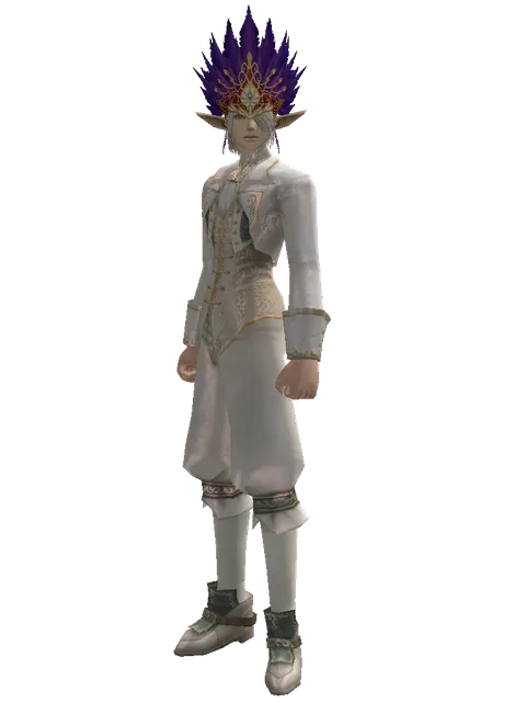 Sophisticated Carnival Hat (?) on a male Elf, front view