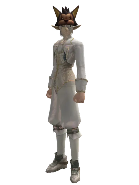 Wolf Hat on a male Elf, front view