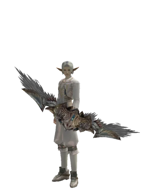 Dynasty Bow on a male Elf, front view
