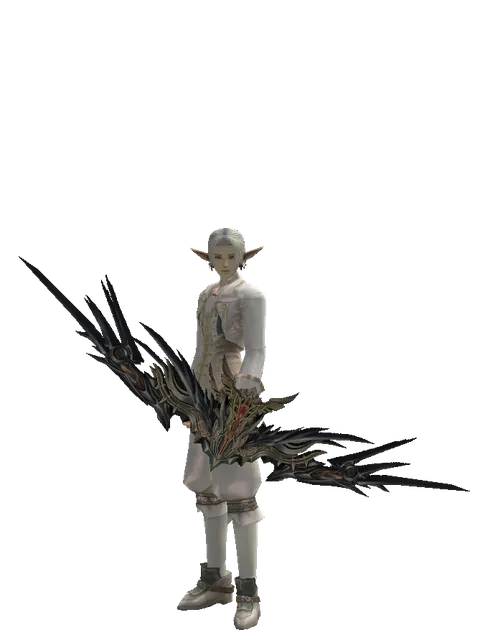 Icarus Spitter on a male Elf, front view