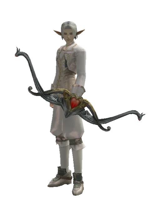 Redemption Bow on a male Elf, front view