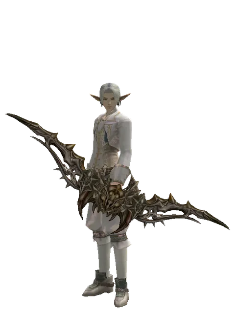 Shyeed's Bow on a male Elf, front view