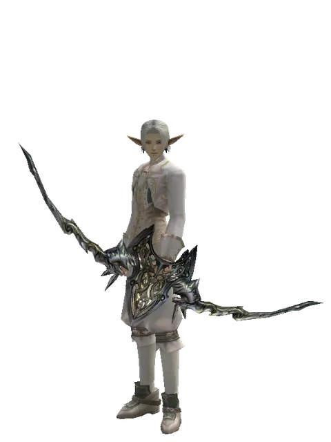 Soul Bow on a male Elf, front view