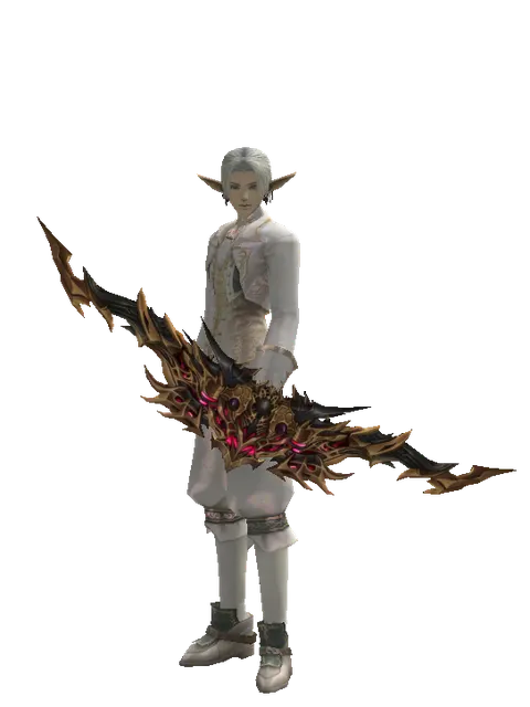 Vesper Bow on a male Elf, front view
