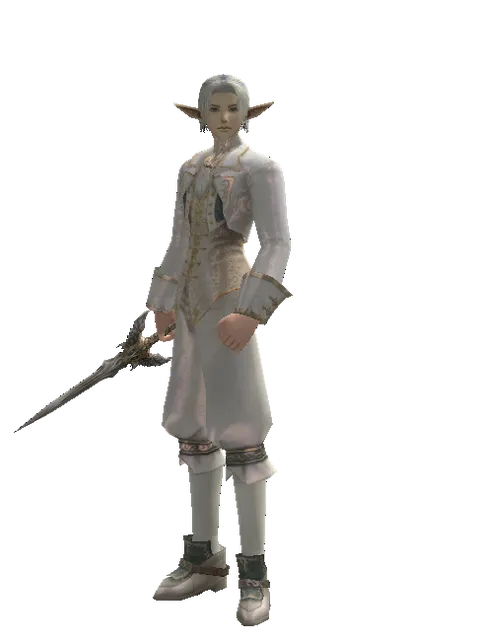 Angel Slayer on a male Elf, front view