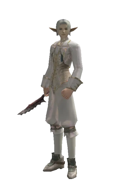 Bloody Orchid on a male Elf, front view