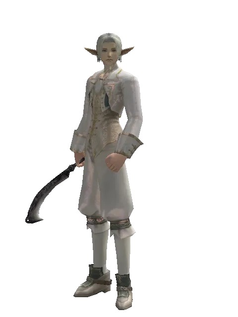 Conjurer's Knife on a male Elf, front view