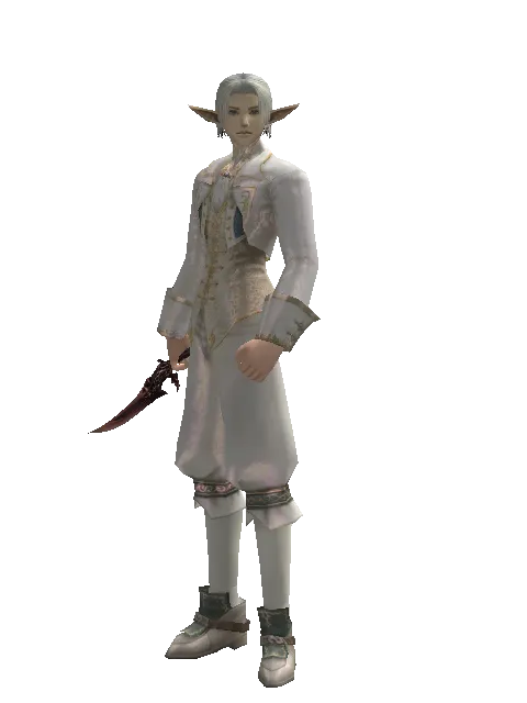 Doom Dagger on a male Elf, front view