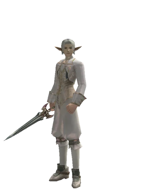 Dynasty Knife on a male Elf, front view