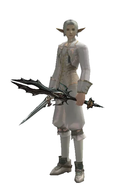 Dynasty Knife*Soul Seperator on a male Elf, front view