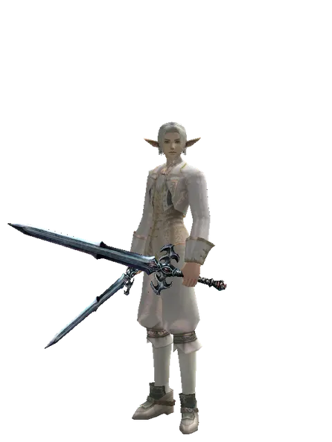 Caliburs*Caliburs on a male Elf, front view