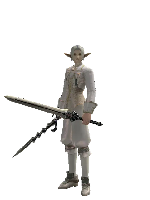 Stormbringer*Spirit Sword on a male Elf, front view