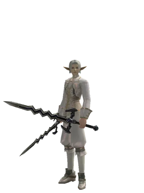 Stormbringer*Stormbringer on a male Elf, front view