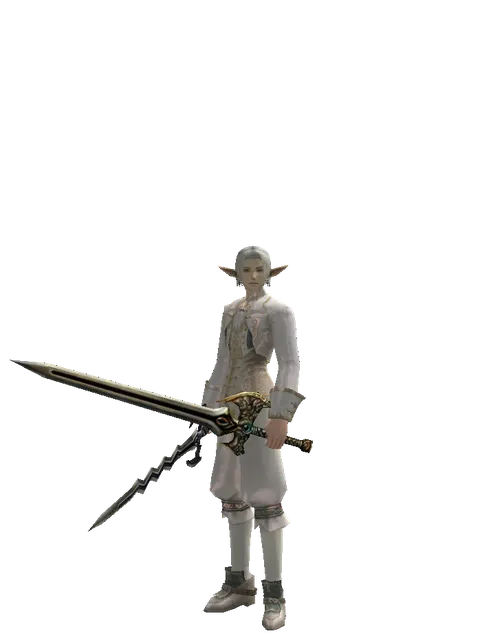 Stormbringer*Sword of Delusion on a male Elf, front view