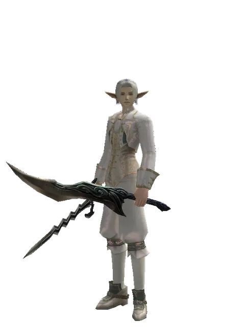Stormbringer*Sword of Limit on a male Elf, front view