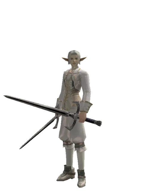 Sword of Revolution*Sword of Revolution on a male Elf, front view