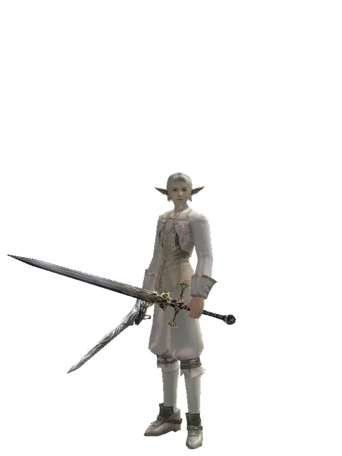 Tallum Blade*Dark Legion's Edge on a male Elf, front view
