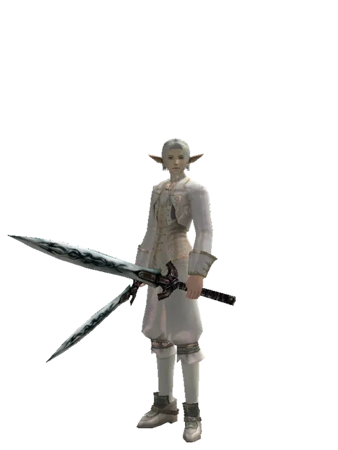 Tsurugi*Tsurugi on a male Elf, front view