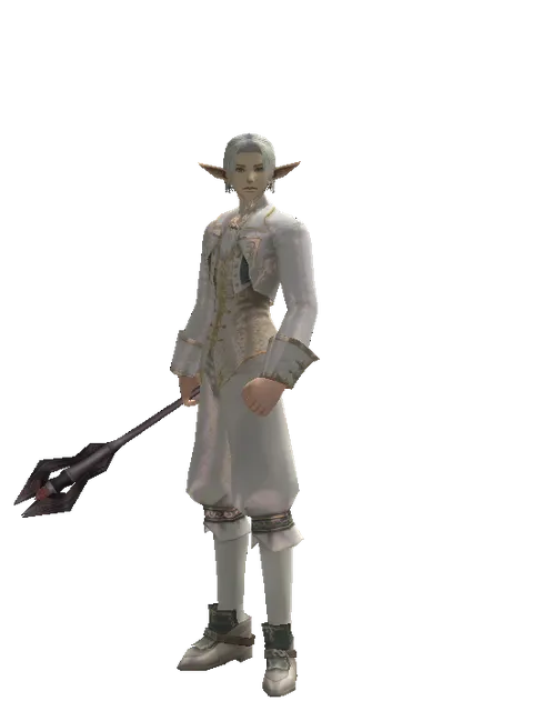 Temptation of Abyss on a male Elf, front view