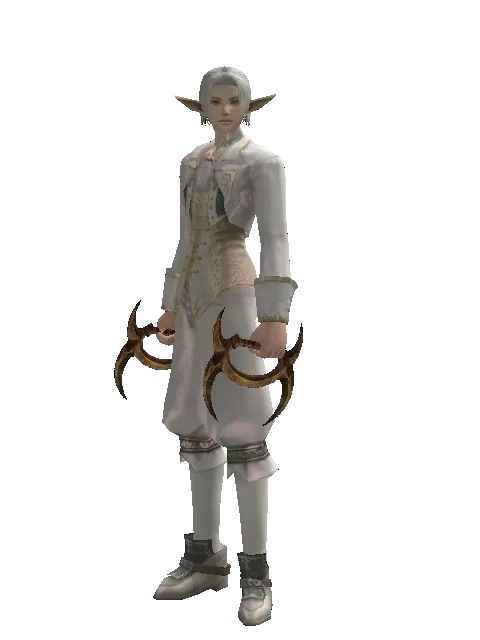 Apprentice Adventurer's Cestus on a male Elf, front view
