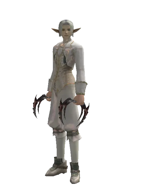 Blood Tornado on a male Elf, front view