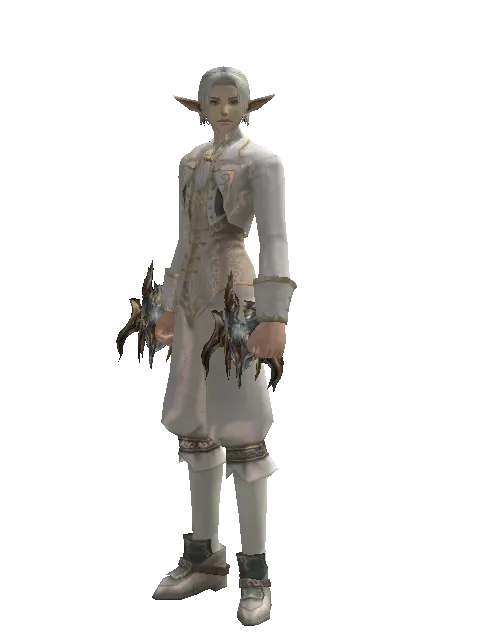 Dynasty Bagh-Nakh on a male Elf, front view