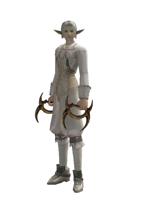 Improved Viper Fang on a male Elf, front view