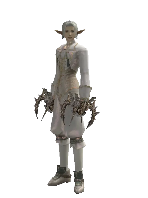 Infinity Fang on a male Elf, front view