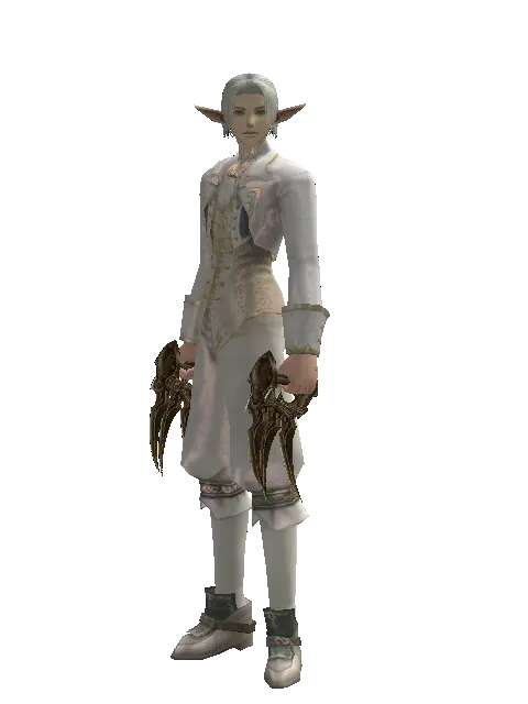 Traveler's Jamadhr on a male Elf, front view