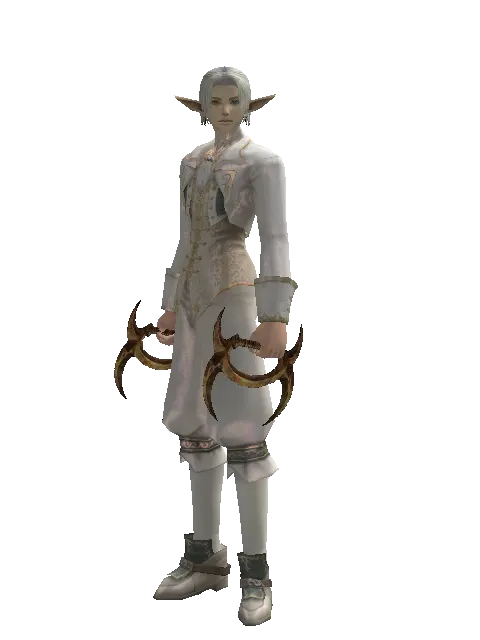 Viper Fang on a male Elf, front view