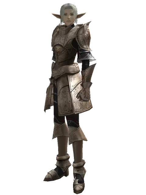 Compound Set on a male Elf, front view